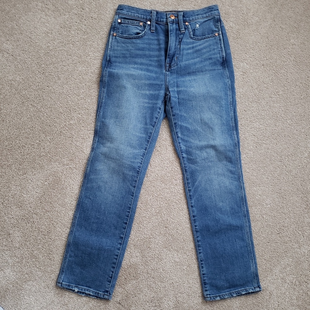 Women's J. Crew Point Sur Shoreditch straight jean in Light Sky wash